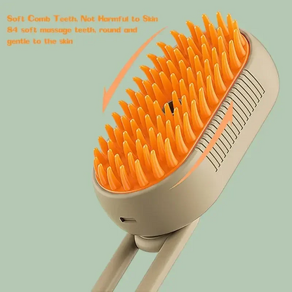Cat & Dog Steamy Brush - La Spazzola a Vapore per una Cura Completa del Pelo